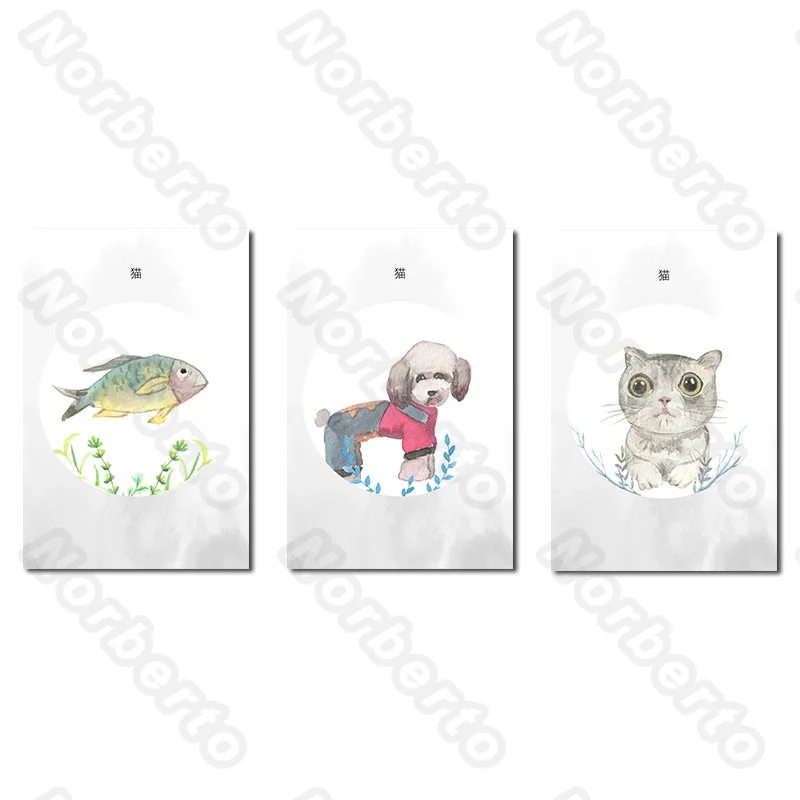 Cartoon Pictures Canvas Painting Wall Poster Minimalist Animals Fish Dog and Cat for Living Room Bedroom Restaurant Decoration
Cartoon Pictures Canvas Painting Wall Poster Minimalist Animals Fish Dog and Cat for Living Room Bedroom Restaurant Decoration