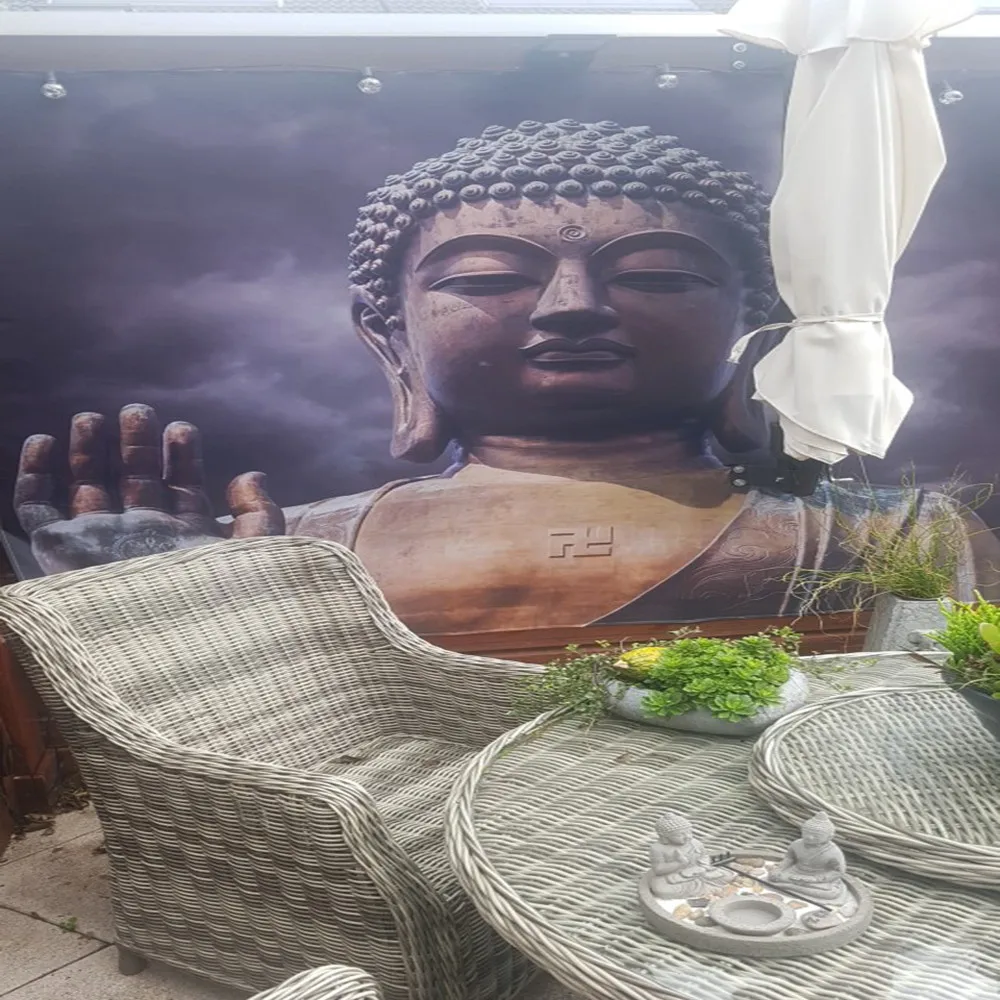NYAA Vintage Retro Buddha Statue Bathroom Fabric Shower Curtain Liner Waterproof Polyester Curtain Accessory Sets & 12 Hooks
NYAA Vintage Retro Buddha Statue Bathroom Fabric Shower Curtain Liner Waterproof Polyester Curtain Accessory Sets & 12 Hooks