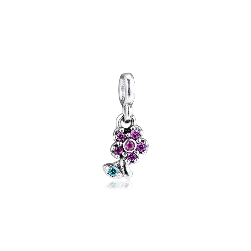 Шармы подвески My Pretty Flower 925 оригинальные браслеты Pandora Me из стерлингового серебра