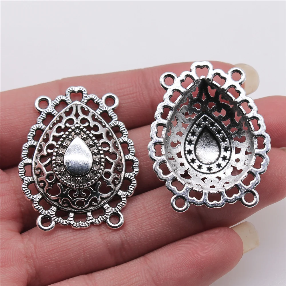 Tristana 8pcs Body Chain Flower Porous Connectors Charms Jewelry Finding Making Accessoreis Antique Silver Color 31x39mm
Tristana 8pcs Body Chain Flower Porous Connectors Charms Jewelry Finding Making Accessoreis Antique Silver Color 31x39mm