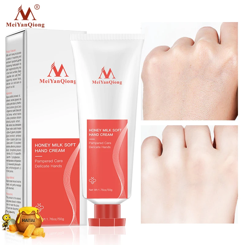 Honey Milk Soft Hand Cream Nourish Repair Anti Aging Moisturizing Whitening Cream Hand Mask Feet Skin Care Essential Oil
Honey Milk Soft Hand Cream Nourish Repair Anti Aging Moisturizing Whitening Cream Hand Mask Feet Skin Care Essential Oil