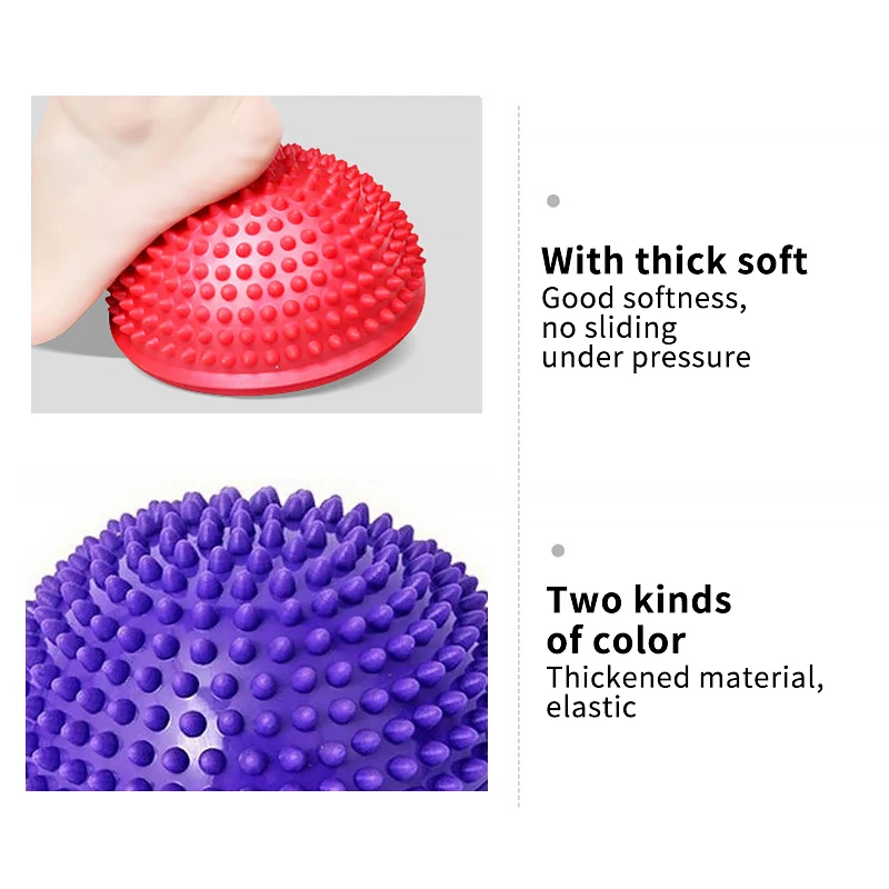Inflatable Half Sphere Yoga Balls PVC Massage Fitball Exercises Trainer Balancing Ball For Gym Pilates Sport Fitness Health Care
Inflatable Half Sphere Yoga Balls PVC Massage Fitball Exercises Trainer Balancing Ball For Gym Pilates Sport Fitness Health Care