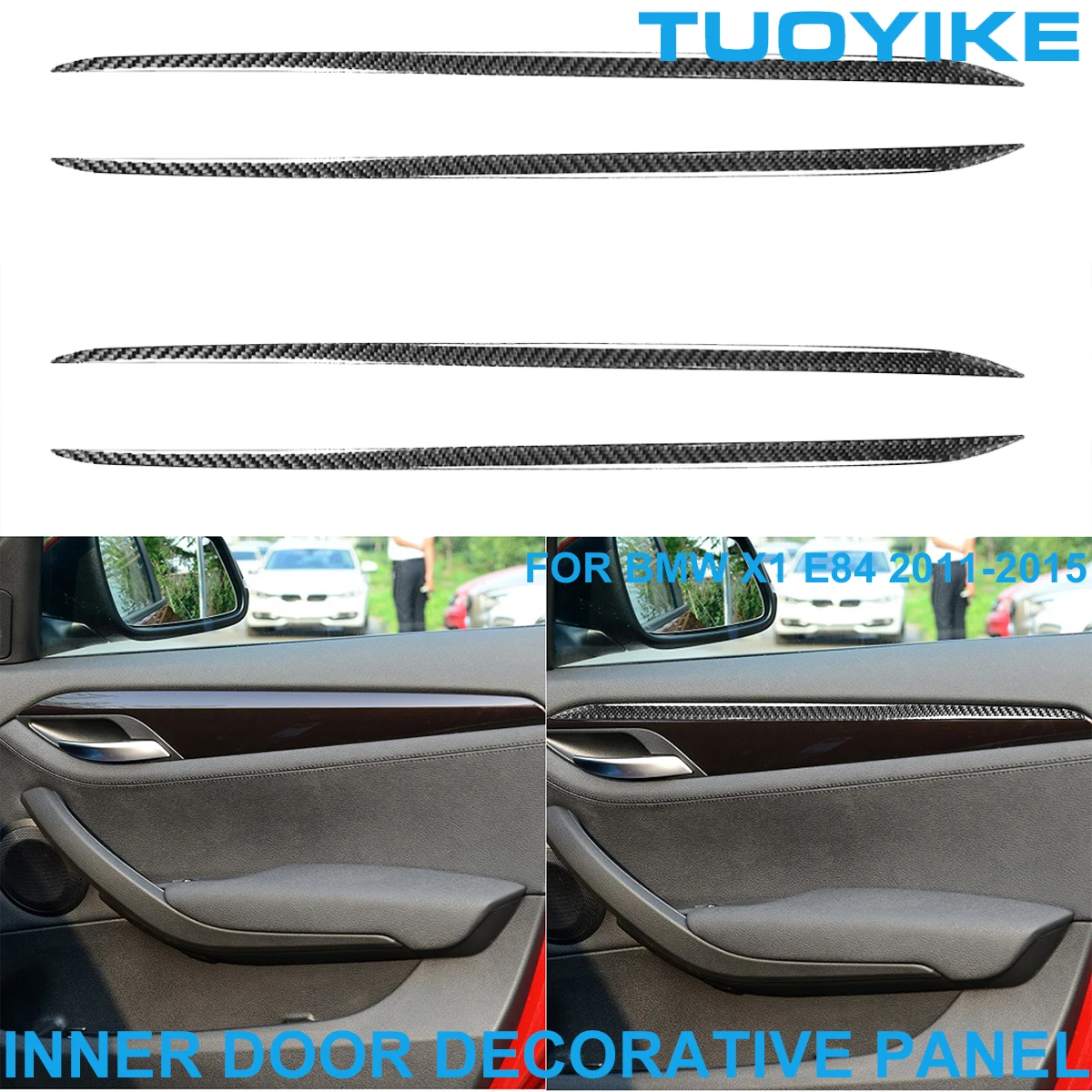 LHD RHD Car Styling Carbon Fiber Interior Inner Door Panel Strip Frame Cover Trim Decorative Sticker For BMW X1 E84 2011-2015
LHD RHD Car Styling Carbon Fiber Interior Inner Door Panel Strip Frame Cover Trim Decorative Sticker For BMW X1 E84 2011-2015