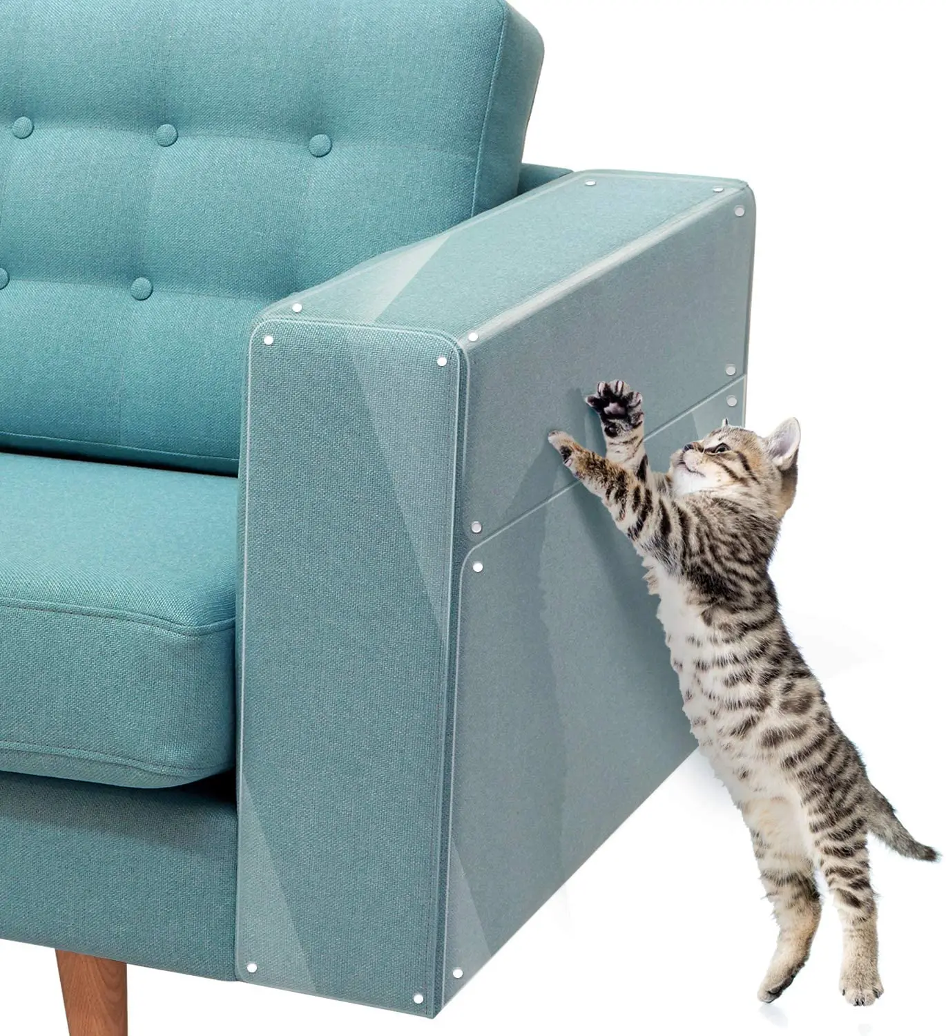 Clear Premium Heavy Duty Flexible Vinyl Protector Dog Cat Claw Couch Guard for Stops Scratching Cats Scratch Furniture Protector
Clear Premium Heavy Duty Flexible Vinyl Protector Dog Cat Claw Couch Guard for Stops Scratching Cats Scratch Furniture Protector