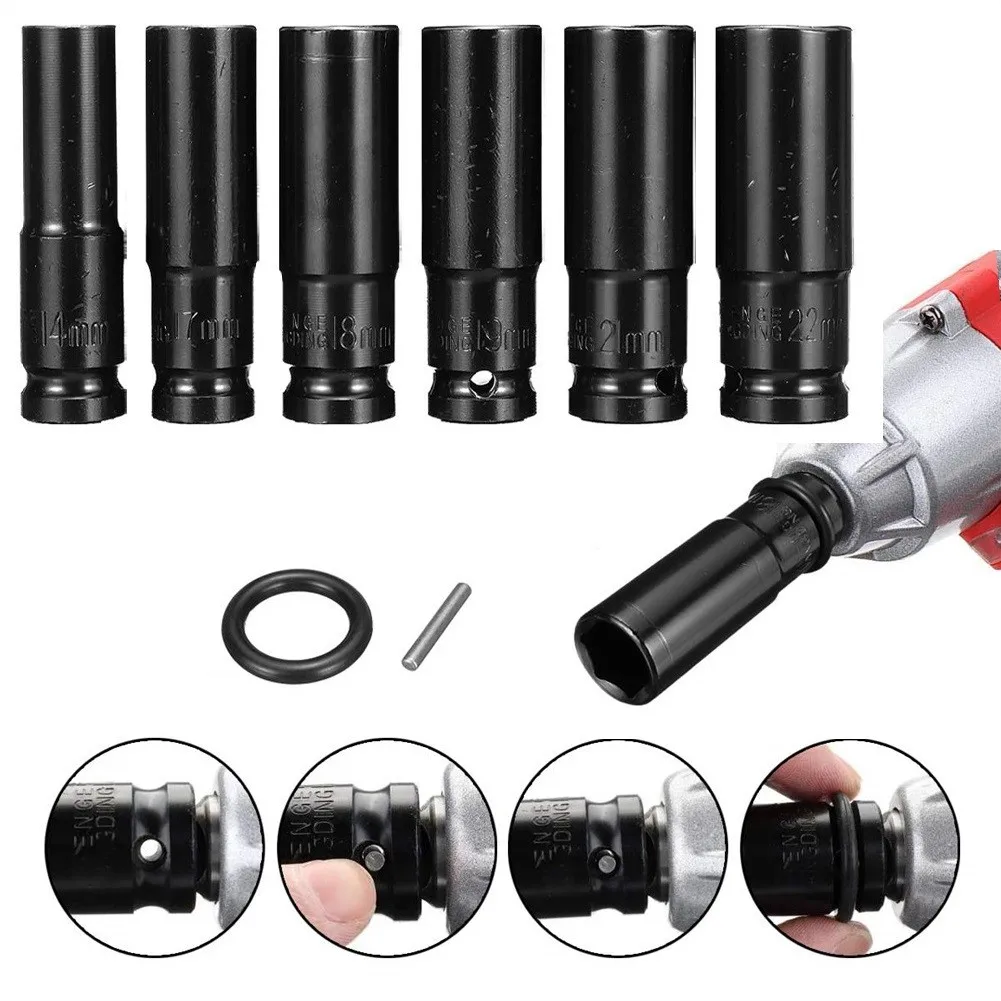6 Packs Electric Impact Wrench Hexs Socket Head Set Kit 6 Sleeve 14-22mm For Makita Wrench Electric Drill Wrench Screwdrivers
6 Packs Electric Impact Wrench Hexs Socket Head Set Kit 6 Sleeve 14-22mm For Makita Wrench Electric Drill Wrench Screwdrivers