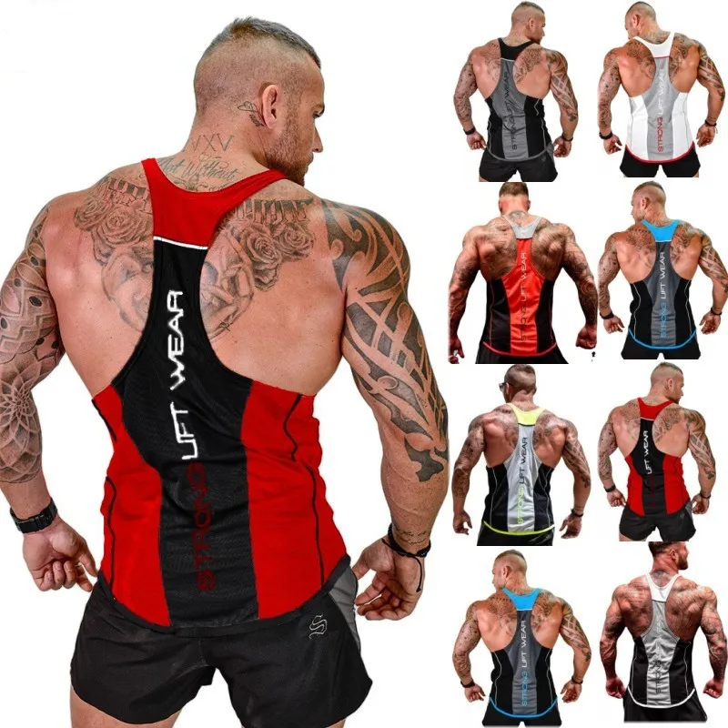 2021 New Arrival Fitness Vest Male Sports Leisure Vest Running Training Elastic Breathable Men's Bodybuilding Tank Tops
2021 New Arrival Fitness Vest Male Sports Leisure Vest Running Training Elastic Breathable Men's Bodybuilding Tank Tops