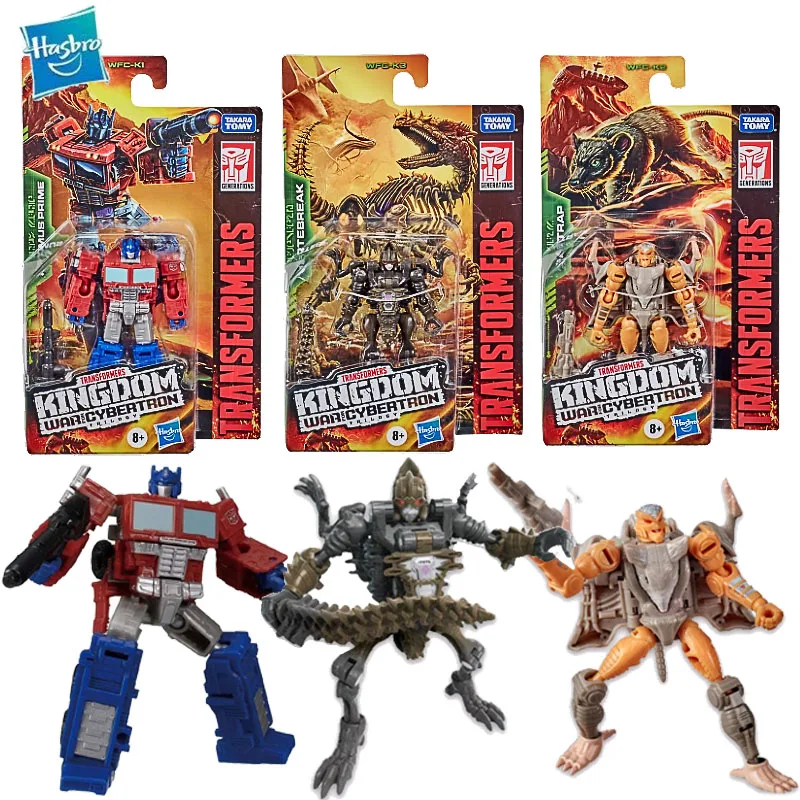 

Трансформеры Hasbro Kingdom поколения Cybertron Bw Core Class Optimus Prime вертебрейк Rattrap деформирование autobot детские игрушки