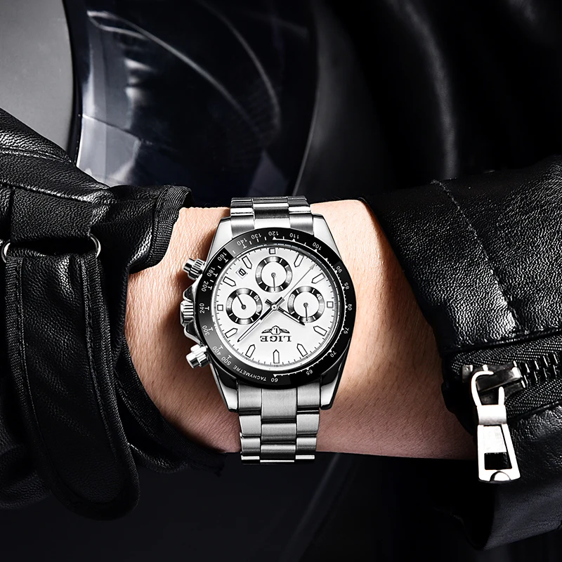 LIGE 2021 New Fashion Mens Watches with Stainless Steel Top Brand Luxury Sports Chronograph Quartz Watch Men Relogio Masculino
LIGE 2021 New Fashion Mens Watches with Stainless Steel Top Brand Luxury Sports Chronograph Quartz Watch Men Relogio Masculino