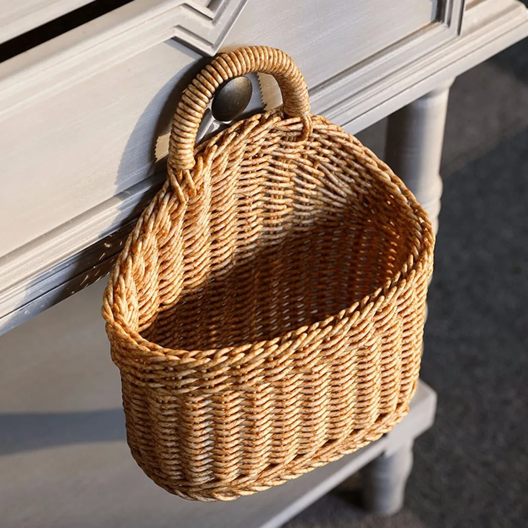 Wicker Basket Toy Organizer Rattan Seagrass Storage Basket Wall Hanging Storage Basket Onion Baskets Egg Storage For Home Garden
Wicker Basket Toy Organizer Rattan Seagrass Storage Basket Wall Hanging Storage Basket Onion Baskets Egg Storage For Home Garden