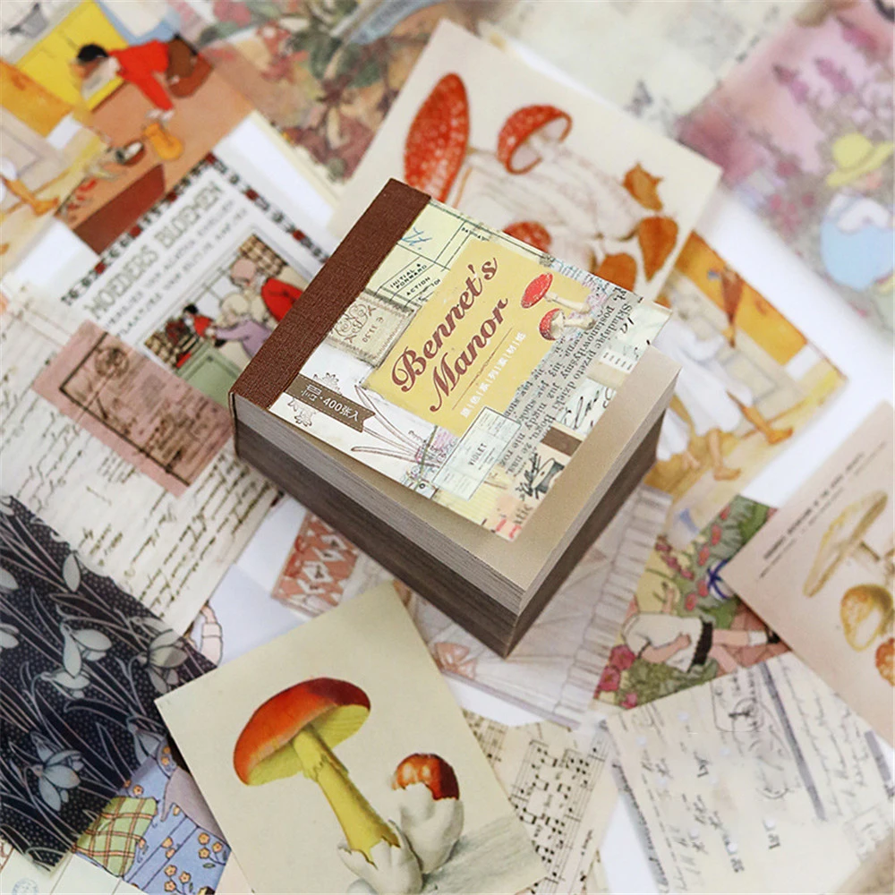 400pcs Retro Plants Flowers Material Paper Book DIY Hand Account Scrapbooking Decoration Tear-off Message Sticker Memo Pads
400pcs Retro Plants Flowers Material Paper Book DIY Hand Account Scrapbooking Decoration Tear-off Message Sticker Memo Pads