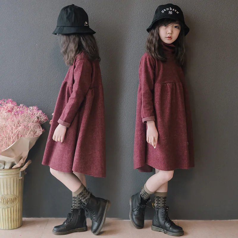 Girls Dress Autumn and Winter 2019 New Children Leisure Dress Loose Children Fashion Dress Baby Princess Dress Elegant Clothes
Girls Dress Autumn and Winter 2019 New Children Leisure Dress Loose Children Fashion Dress Baby Princess Dress Elegant Clothes