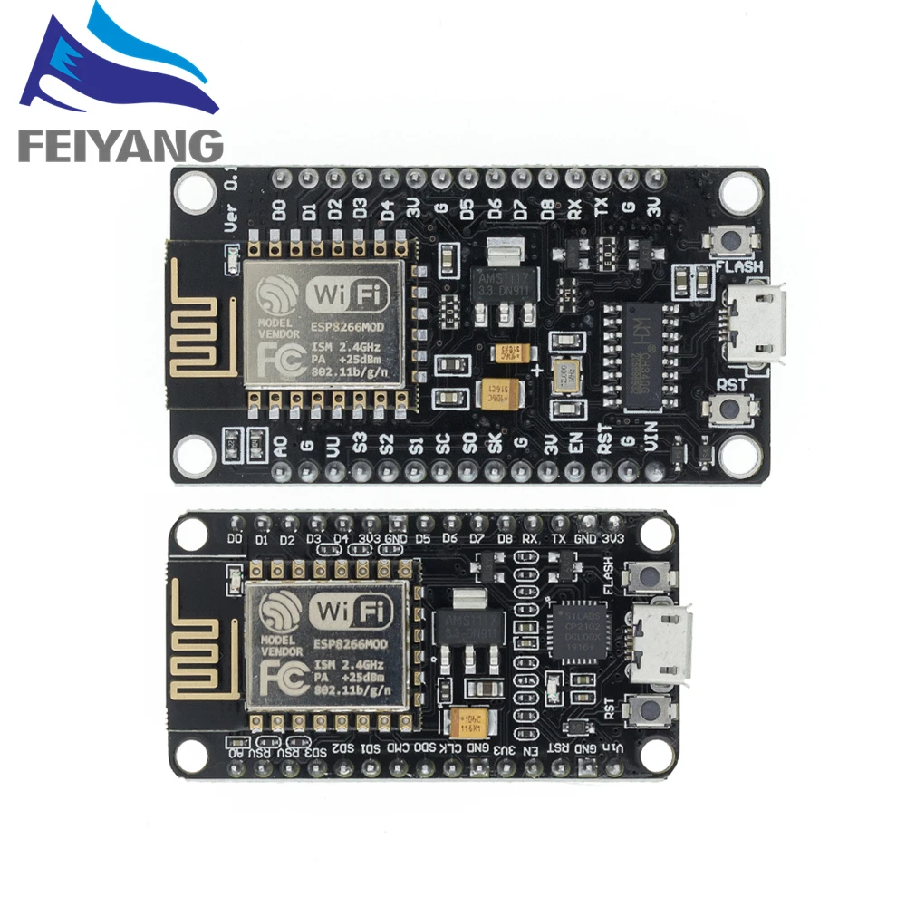 5 шт. беспроводной модуль CH340/CP2102 NodeMcu V3 V2 Lua WIFI Интернет вещей макетная плата на