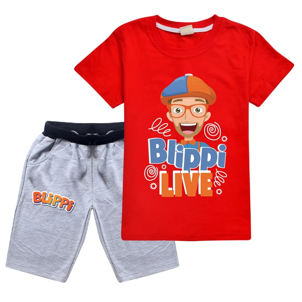2020 Cute Cartoon T Shirt+shorts Kids Suit Clothes Summer Tshirt BLIPPI T-shirt Boys Streetwear Children Tops Two Piece Set
2020 Cute Cartoon T Shirt+shorts Kids Suit Clothes Summer Tshirt BLIPPI T-shirt Boys Streetwear Children Tops Two Piece Set