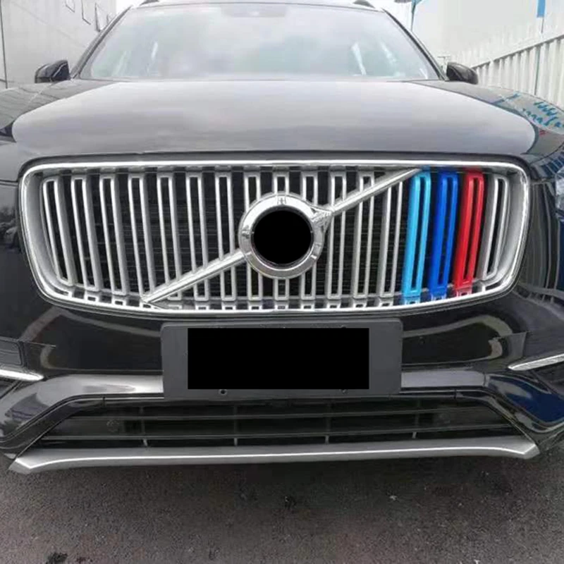 For Volvo 2020 XC90 Chinese Net Three-color Modified Car Sticker Front Net Color Strip Bright Bar Buckle Decorative Accessories
For Volvo 2020 XC90 Chinese Net Three-color Modified Car Sticker Front Net Color Strip Bright Bar Buckle Decorative Accessories
