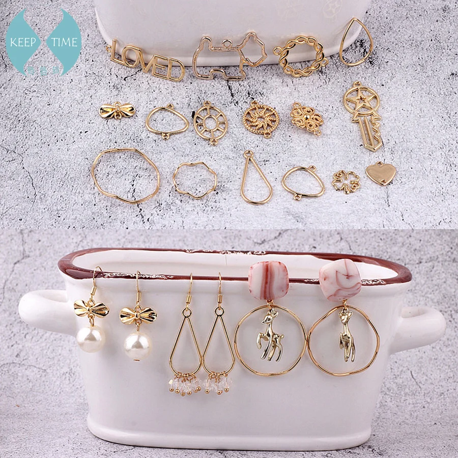 Diy ear jewelry accessories Korea alloy simple geometric dog circle bow earrings bracelet pendants
Diy ear jewelry accessories Korea alloy simple geometric dog circle bow earrings bracelet pendants