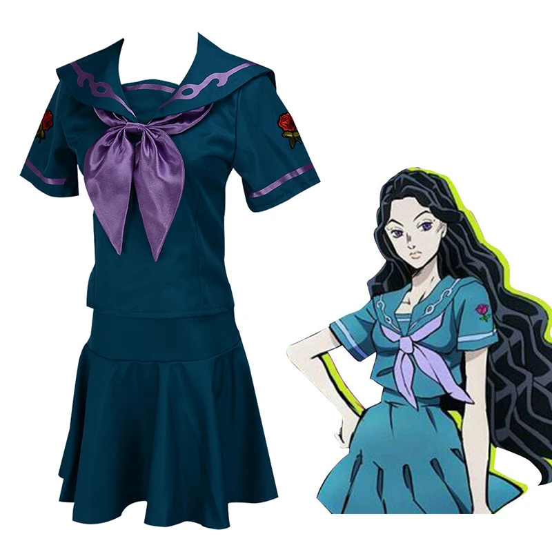 JoJo's Bizarre Adventure Cosplay Costume Yamagishi Yukako Uniforms Women Dresses Sailor Suits JOJO Outfits Full Set Custom Made
JoJo's Bizarre Adventure Cosplay Costume Yamagishi Yukako Uniforms Women Dresses Sailor Suits JOJO Outfits Full Set Custom Made