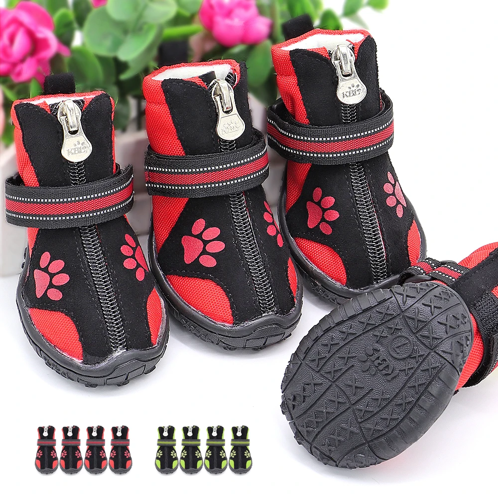 4pcs Pet Dog Shoes Waterproof Reflective Dog Boots Outdoor Snow Rain Shoes Anti-slip Socks Footwear For Medium Large Dogs Husky 
4pcs Pet Dog Shoes Waterproof Reflective Dog Boots Outdoor Snow Rain Shoes Anti-slip Socks Footwear For Medium Large Dogs Husky