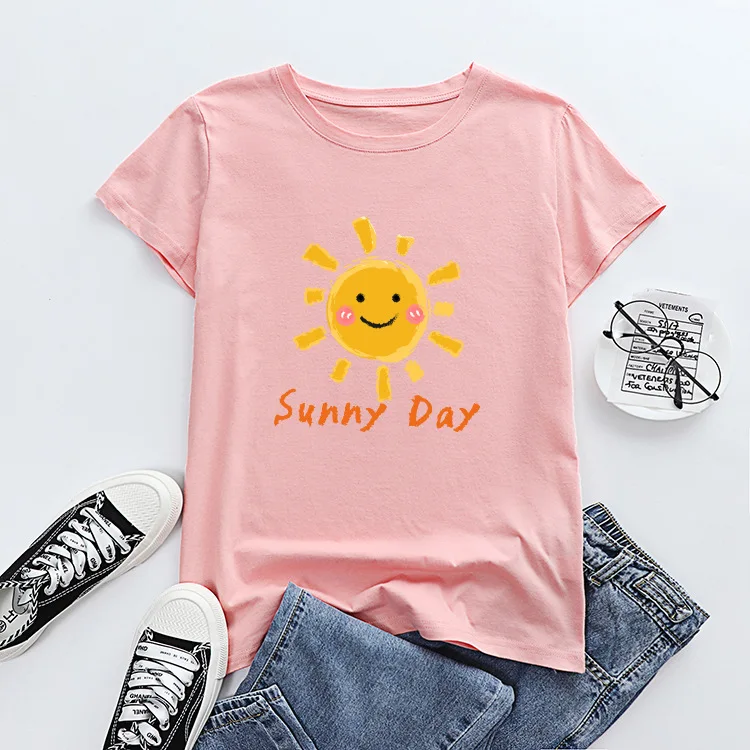 T-shirt women 2021 summer new plus size women's casual loose short-sleeved top white
T-shirt women 2021 summer new plus size women's casual loose short-sleeved top white