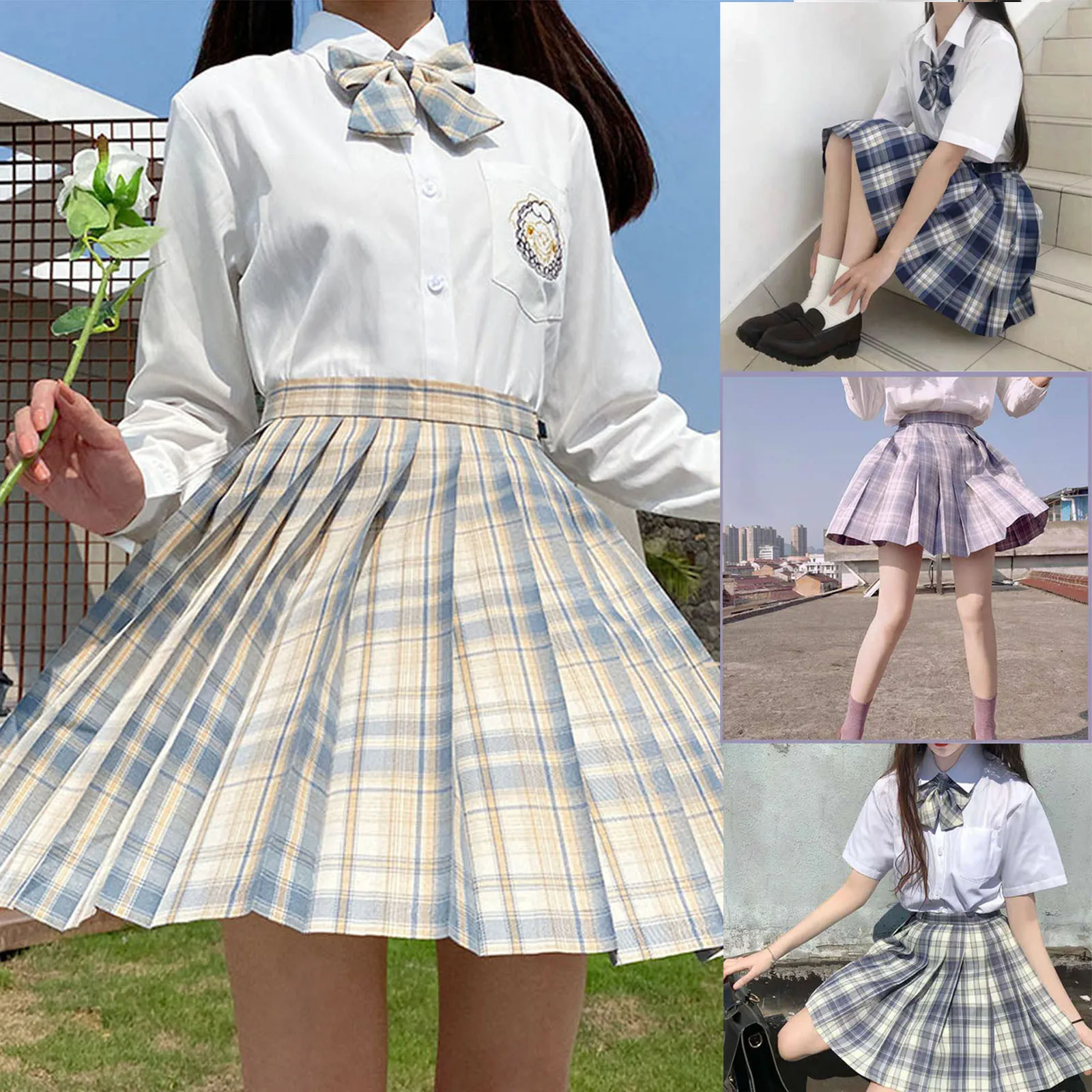 Fashion Women Plaid Pleated A-Line Skirt Anti-Burnout High Waist Short Skirt Mujer 2021 Clothing Harajuku skirts womens mini
Fashion Women Plaid Pleated A-Line Skirt Anti-Burnout High Waist Short Skirt Mujer 2021 Clothing Harajuku skirts womens mini
