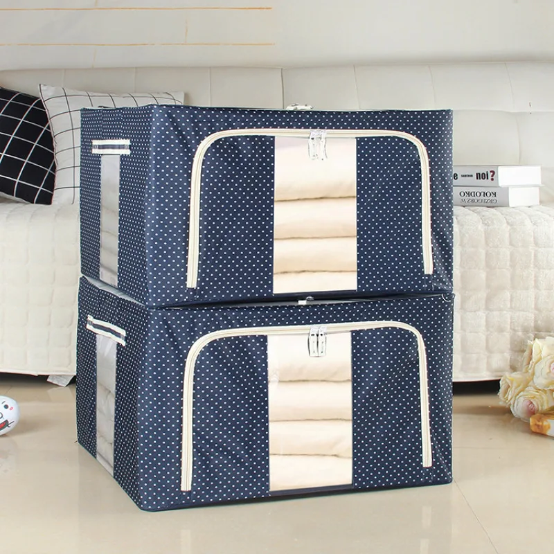 Foldable Clothing Steel Frame Box Wardrobe Household Artifact Fabric Oxford Cloth Large Finishing Storage Boxes Dust Proof
Foldable Clothing Steel Frame Box Wardrobe Household Artifact Fabric Oxford Cloth Large Finishing Storage Boxes Dust Proof
