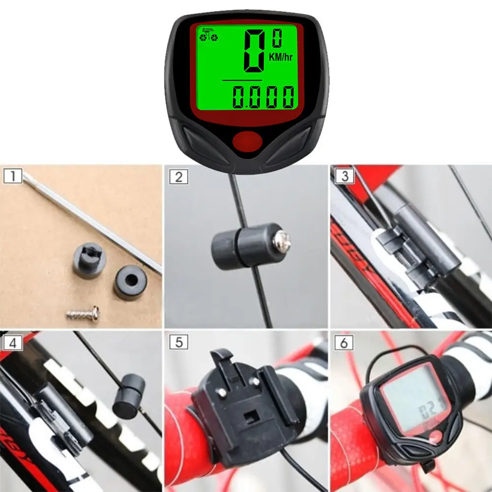 Mountain Bike Bicycle Code Table Riding Speedometer Odometer with Blue Night Light
Mountain Bike Bicycle Code Table Riding Speedometer Odometer with Blue Night Light