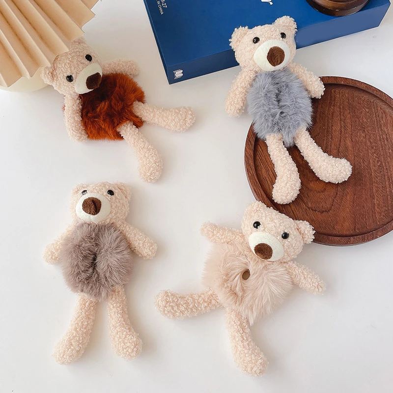 Cute Plush Bear Scrunchies Elastic Hair Bands Cartoon Bears Fluffy Hair Ring Rope Women Girls Ponytail Holder Hair Accessories
Cute Plush Bear Scrunchies Elastic Hair Bands Cartoon Bears Fluffy Hair Ring Rope Women Girls Ponytail Holder Hair Accessories