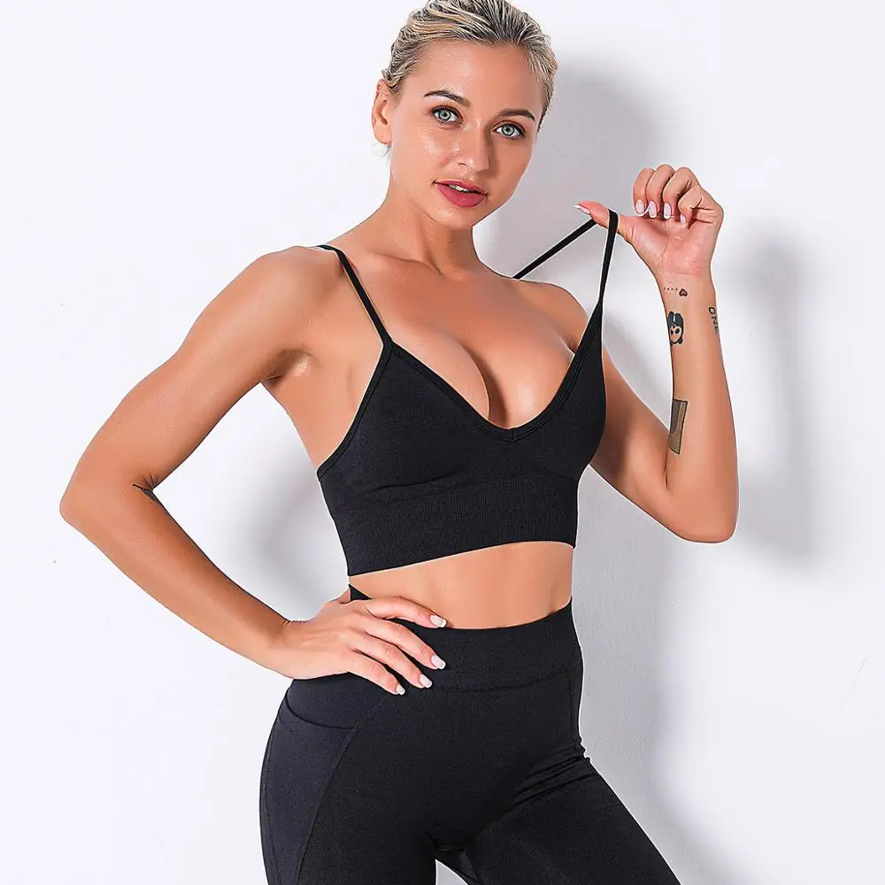 Quick-drying Yoga Vest Sling Multicolor Beauty Back Outdoor Sports Running Seamless Fitness Bra Women
Quick-drying Yoga Vest Sling Multicolor Beauty Back Outdoor Sports Running Seamless Fitness Bra Women