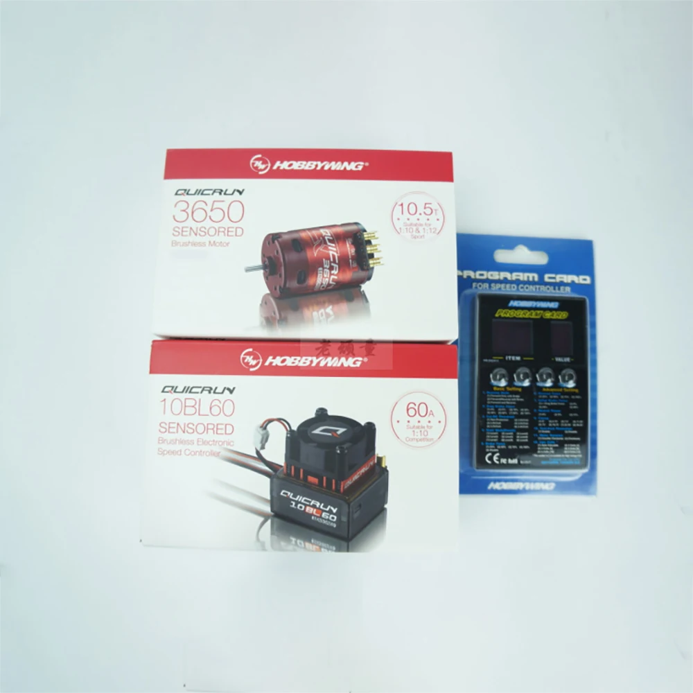 RC Car Parts QuicRun Sensor Brushless 60A + 10.5T ESC Electronic Speed Control Controller Motor Set Model Cars Power Equipment
RC Car Parts QuicRun Sensor Brushless 60A + 10.5T ESC Electronic Speed Control Controller Motor Set Model Cars Power Equipment