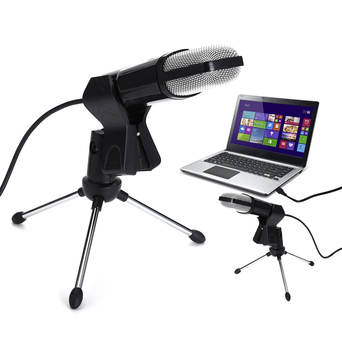USB Condenser Karaoke Microphone Professionnel Recording Studio YouTube Microfono Stand Tripod 180° Adjustable Shockproof Clamp
USB Condenser Karaoke Microphone Professionnel Recording Studio YouTube Microfono Stand Tripod 180° Adjustable Shockproof Clamp