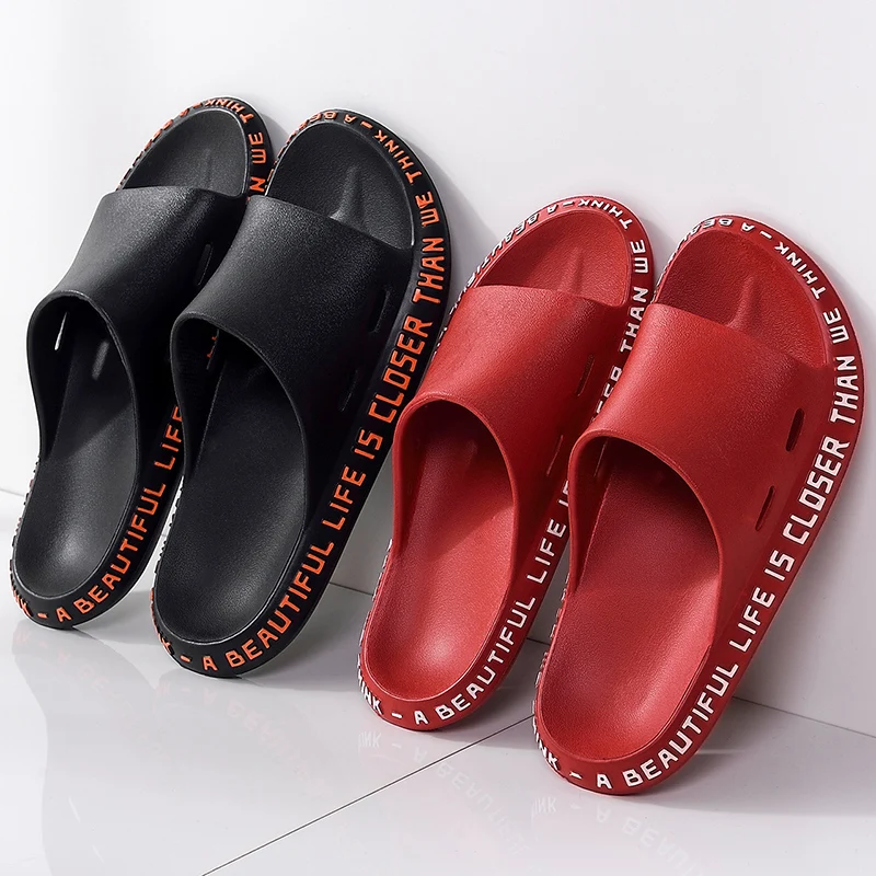 Summer Women Men Slippers Beach Slide Sandals Cute Words Alphabet Non-Slip Soft Sole Couple Ladies Home Outdoor Bathroom Shoes
Summer Women Men Slippers Beach Slide Sandals Cute Words Alphabet Non-Slip Soft Sole Couple Ladies Home Outdoor Bathroom Shoes
