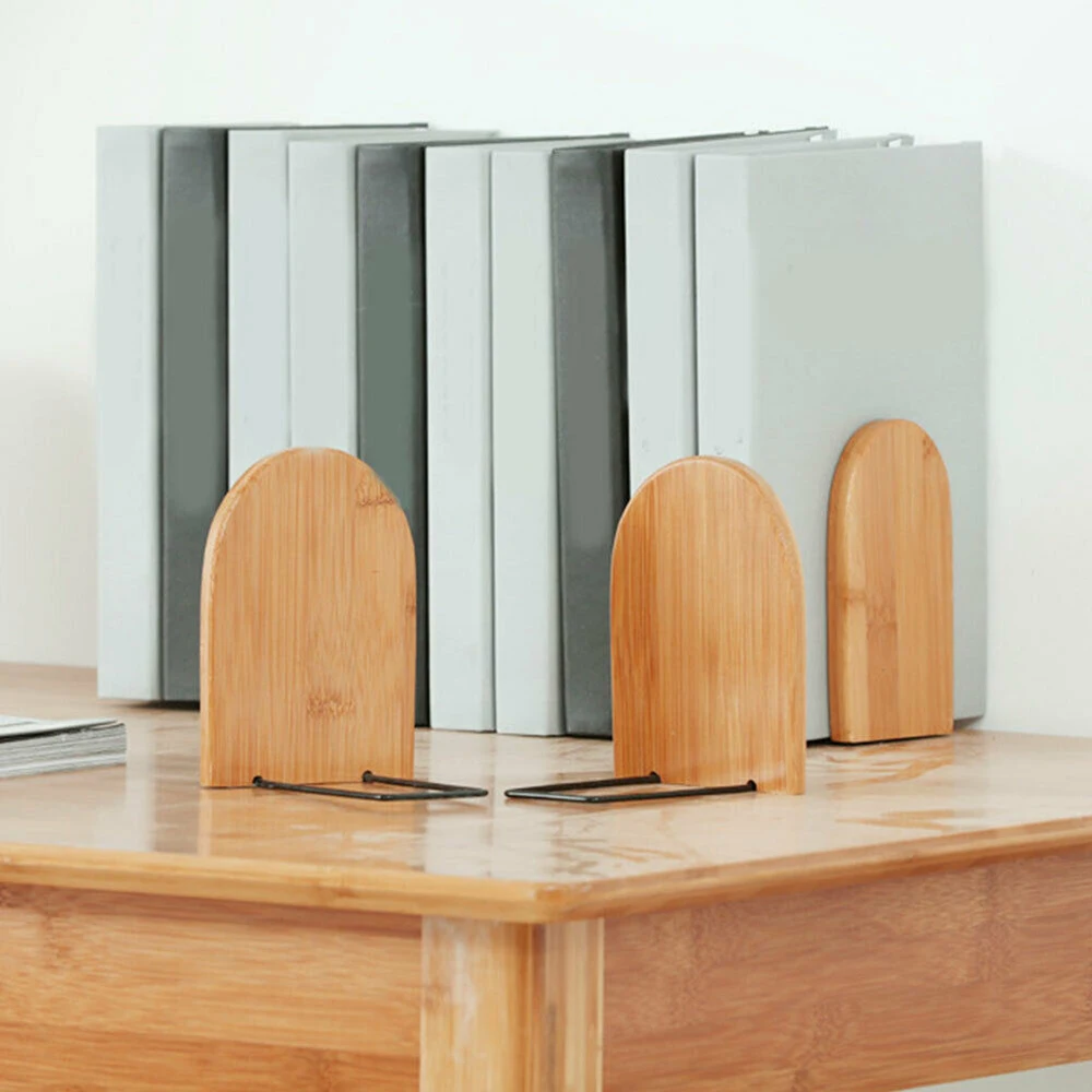 2 Pcs Durable Wooden Bookends Block Book Organizer Frame Desktop Storage Rack Book Stand Folder Home Supplies
2 Pcs Durable Wooden Bookends Block Book Organizer Frame Desktop Storage Rack Book Stand Folder Home Supplies