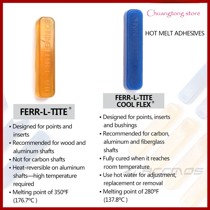 Archery Bow and Arrow Glue Stick Arrow Head Broadhead Arrow Insert Nock PinHigh Temperature Fire-baked Hot Melt Adhesive 2 pcs
Archery Bow and Arrow Glue Stick Arrow Head Broadhead Arrow Insert Nock PinHigh Temperature Fire-baked Hot Melt Adhesive 2 pcs