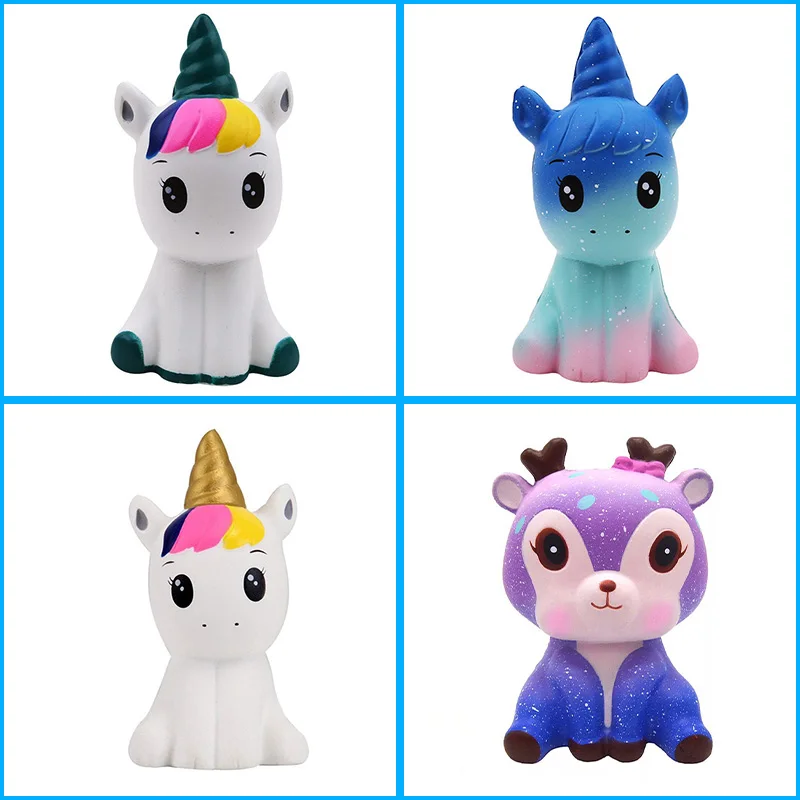 

Cute Galaxy Unicorn Squishy Toy Cake Panda Bread Squishies Cream Scented Slow Rising Relieve Stress Squeeze Toys Kid Gifts
