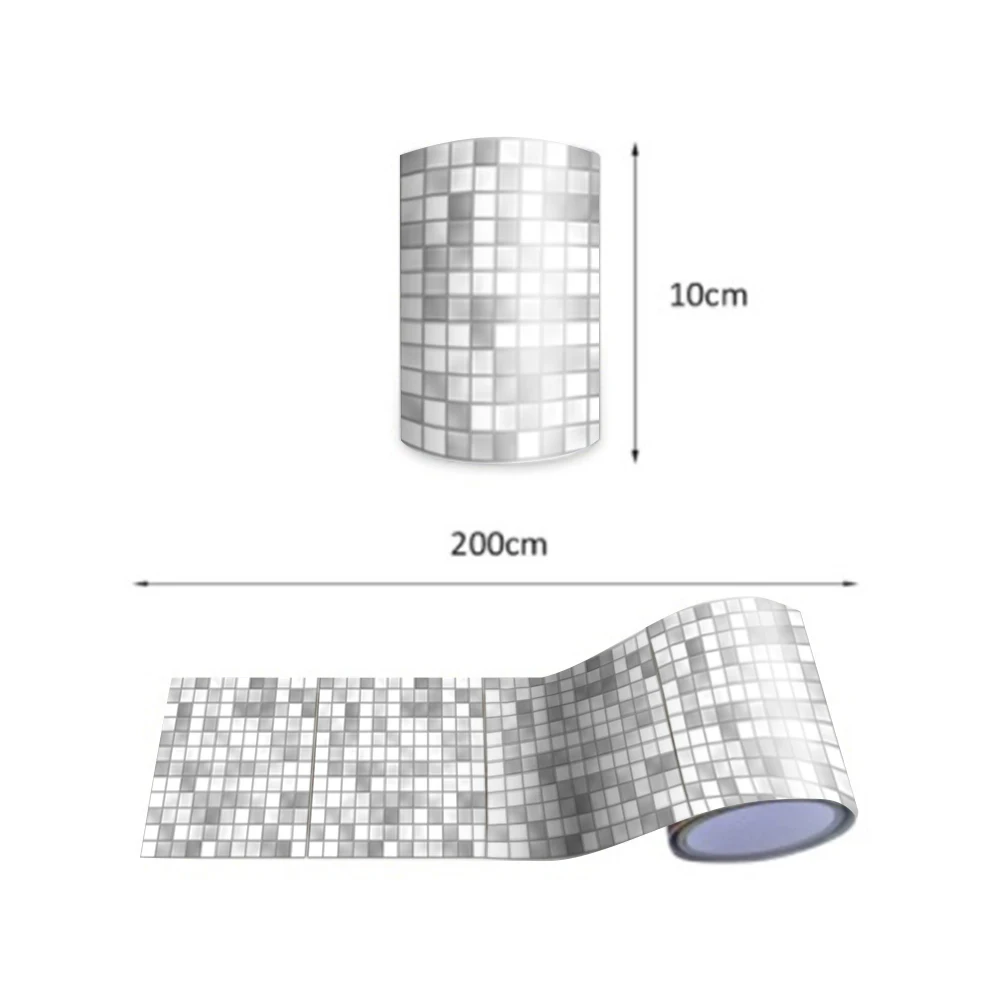 Funlife 10x200cm Mosaic Wall Border Waterproof Kitchen DIY Tile Stickers Self-Adhensive Home Decorative Bathroom Wall Stickers
Funlife 10x200cm Mosaic Wall Border Waterproof Kitchen DIY Tile Stickers Self-Adhensive Home Decorative Bathroom Wall Stickers