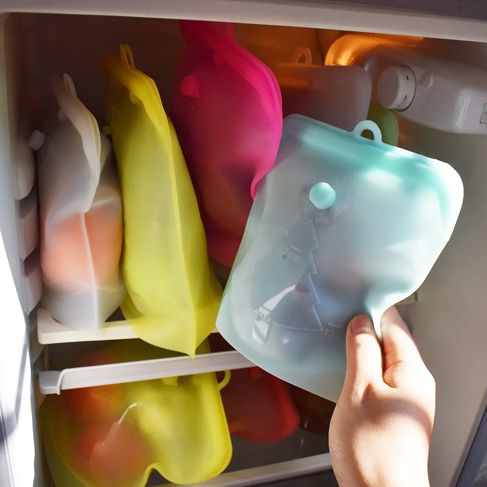 1Pcs Food Storage Bag Containers Reusable Freezer Bag Leakproof Top Ziplock Silicone Bags Kitchen Organizer Pouchs Fresh Wrap
1Pcs Food Storage Bag Containers Reusable Freezer Bag Leakproof Top Ziplock Silicone Bags Kitchen Organizer Pouchs Fresh Wrap