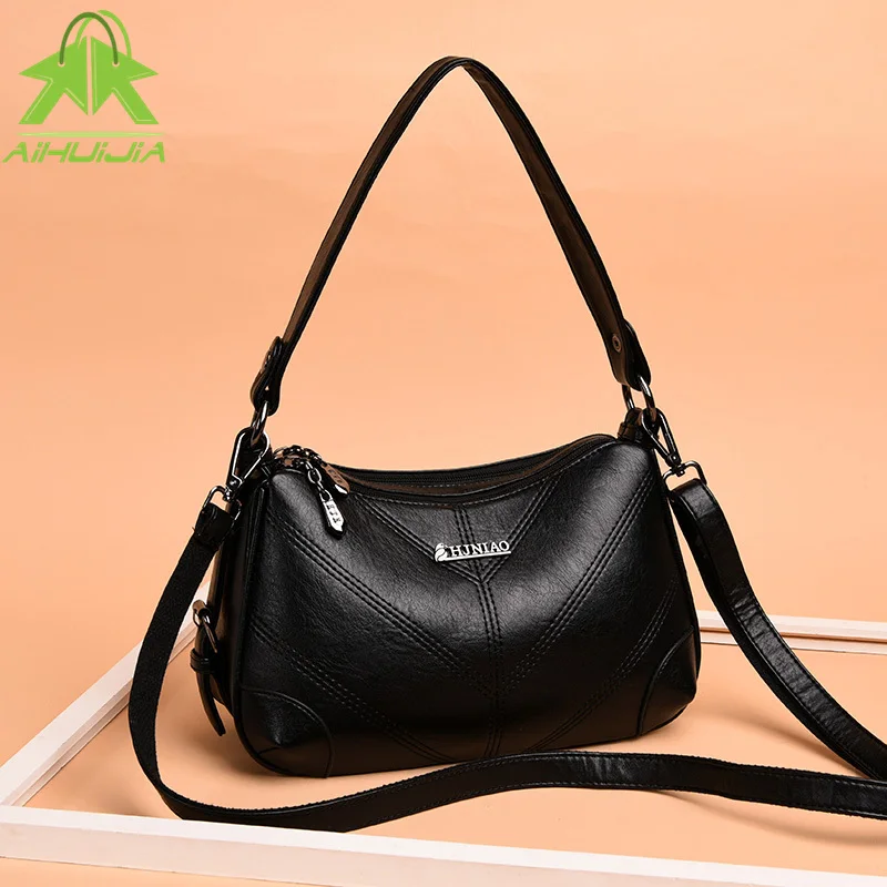Simplicity High Capacity Shoulder Bags for Women High Quality Soft Pu Leather Messenger Bag 2021 New Casual Solid Color Handbags
Simplicity High Capacity Shoulder Bags for Women High Quality Soft Pu Leather Messenger Bag 2021 New Casual Solid Color Handbags
