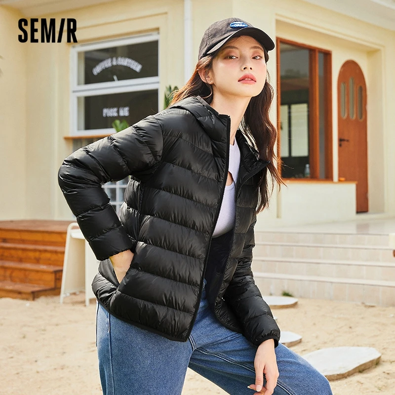 SEMIR Lightweight Down Jacket Women Winter Short Three-Proof Jacket Winter 2021 New Trendy White Women
SEMIR Lightweight Down Jacket Women Winter Short Three-Proof Jacket Winter 2021 New Trendy White Women