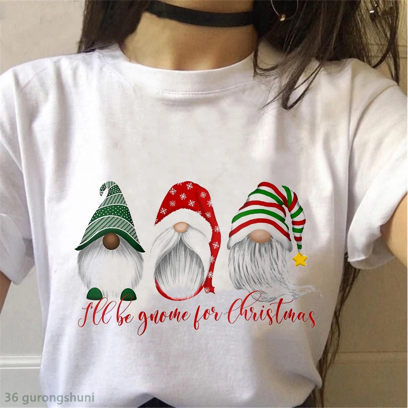 t-shirt women Christmas Holiday Gnomes cartoon print t shirt femme summer Harajuku Aesthetic camiseta mujer tshirt Hip hop tops
t-shirt women Christmas Holiday Gnomes cartoon print t shirt femme summer Harajuku Aesthetic camiseta mujer tshirt Hip hop tops
