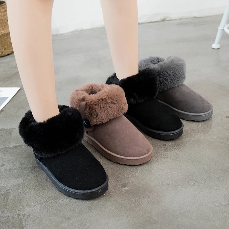 women short Basic Winter shoes Snow Boots Classic Tumed-over Edge Boots women Winter ankle suede snow boots for Chaussure U11-75
women short Basic Winter shoes Snow Boots Classic Tumed-over Edge Boots women Winter ankle suede snow boots for Chaussure U11-75