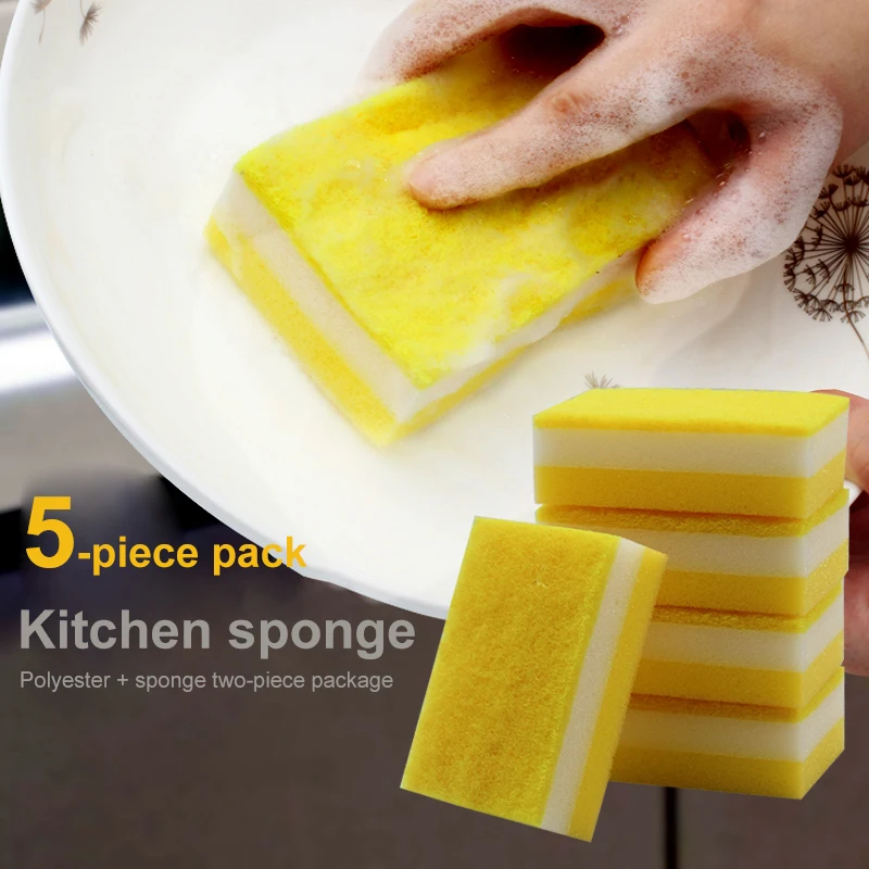 1/2/5/10Pcs Home Double-Sided Cleaning Sponge Scouring Pad Cleaning Cloth Color Mixed Washing Sponge Household Cleaning Tools
1/2/5/10Pcs Home Double-Sided Cleaning Sponge Scouring Pad Cleaning Cloth Color Mixed Washing Sponge Household Cleaning Tools