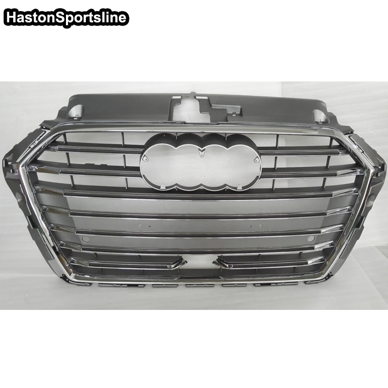 For Audi A3/S3/Sline 8V ACC Stye Racing Grills ABS Chrome Grey Front Sport Hood Engine Guard 2017-2019 Car Accessories
For Audi A3/S3/Sline 8V ACC Stye Racing Grills ABS Chrome Grey Front Sport Hood Engine Guard 2017-2019 Car Accessories