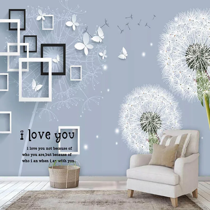 3D Wallpaper Modern Dandelion Square Frame Butterfly Photo Wall Murals Living Room TV Study Home Decor Wall Papers For Walls 3 D
3D Wallpaper Modern Dandelion Square Frame Butterfly Photo Wall Murals Living Room TV Study Home Decor Wall Papers For Walls 3 D