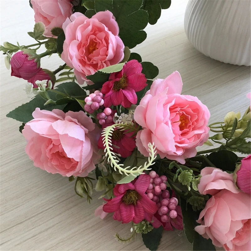 16inch Artificial Peony Front Door Wreath Handcrafted Wreath for Home Decor
16inch Artificial Peony Front Door Wreath Handcrafted Wreath for Home Decor