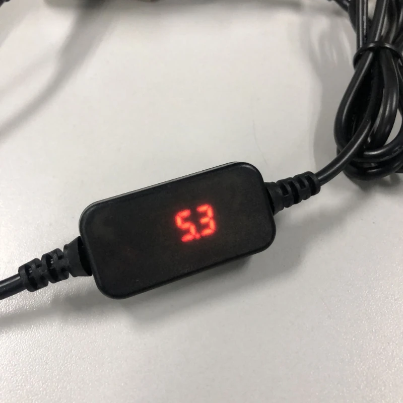 Type C USB C PD to 9V 12V 15V 20V 5.5x2.5mm Conveter Cable Voltage Display for Wifi Router LED Light CCTV Camera Fan
Type C USB C PD to 9V 12V 15V 20V 5.5x2.5mm Conveter Cable Voltage Display for Wifi Router LED Light CCTV Camera Fan