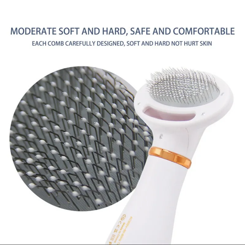 Portable 2-In-1 Dog Dryer Dog Hair Dryer And Comb Brush Pet Grooming Cat Hair Comb Dog Fur Blower Low Noise
Portable 2-In-1 Dog Dryer Dog Hair Dryer And Comb Brush Pet Grooming Cat Hair Comb Dog Fur Blower Low Noise