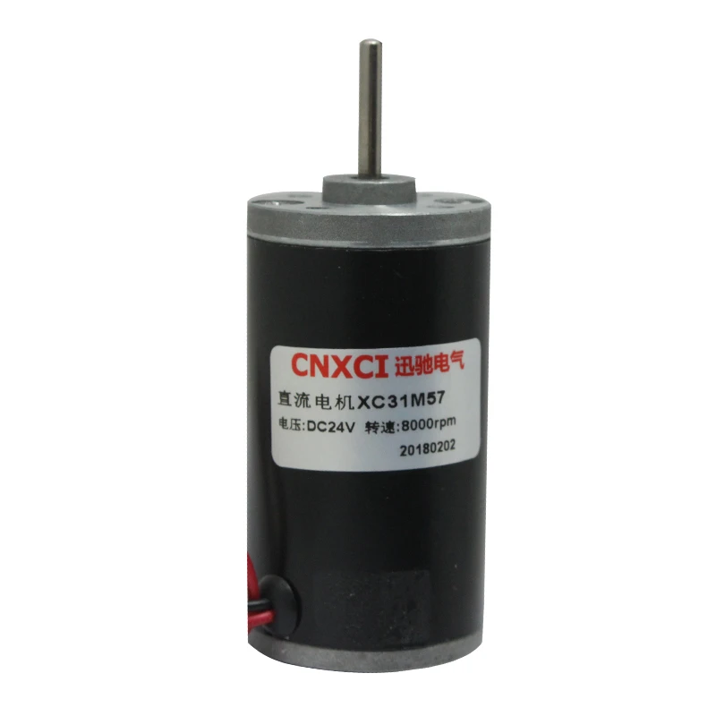 31MM Micro Permanent Magnet DC Motor 12V 24V High Speed Adjustable CW/CCW Brush Motor XC31MS57
31MM Micro Permanent Magnet DC Motor 12V 24V High Speed Adjustable CW/CCW Brush Motor XC31MS57