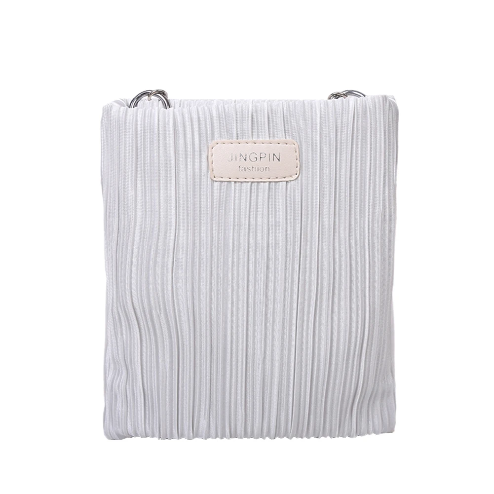 Classic Texture Women Fashion Pleated Crossbody Bag Creative Design Chic Lady Chain Small Shoulder Messenger Pouch
Classic Texture Women Fashion Pleated Crossbody Bag Creative Design Chic Lady Chain Small Shoulder Messenger Pouch