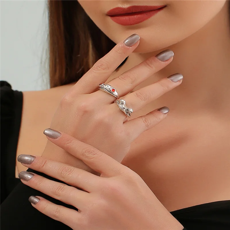 Silver Color Frog Ring for Women Bohemian Artistic Design Retro Opening Resizable Animal Figure Unisex Female Ring Jewelry Gifts
Silver Color Frog Ring for Women Bohemian Artistic Design Retro Opening Resizable Animal Figure Unisex Female Ring Jewelry Gifts