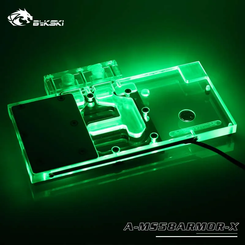 Bykski A-MS58ARMOR-X GPU cooler Full Cover Graphics Card Water cooling PC Block for MSI RX580 ARMOR 4G OC For Water Cooler PC
Bykski A-MS58ARMOR-X GPU cooler Full Cover Graphics Card Water cooling PC Block for MSI RX580 ARMOR 4G OC For Water Cooler PC