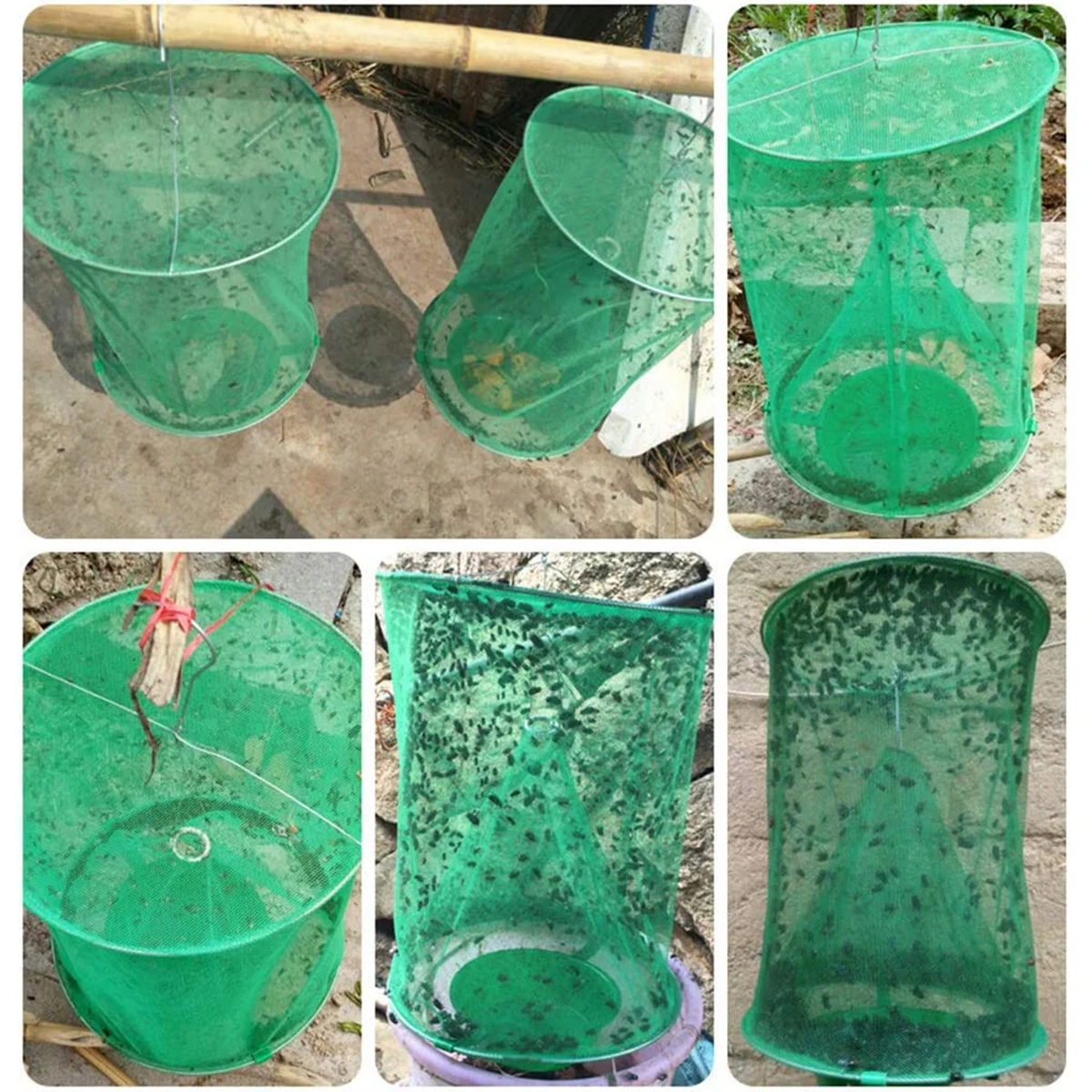 33x25cm 4pcs Environmental Protection Collapsible Fly Traps Outdoor Hanging Fly Catcher For Family Farms Restaurants
33x25cm 4pcs Environmental Protection Collapsible Fly Traps Outdoor Hanging Fly Catcher For Family Farms Restaurants